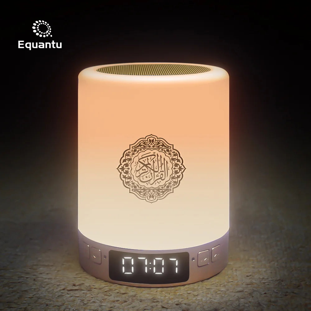 Azan Islamic Quran Speaker Night Light MP3 App Control Lamp