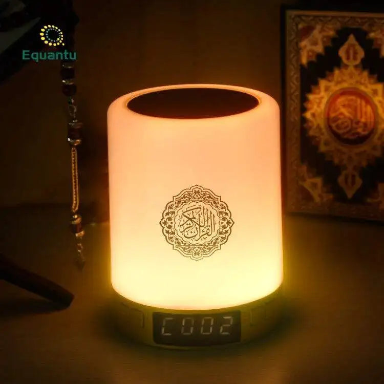 Azan Islamic Quran Speaker Night Light MP3 App Control Lamp