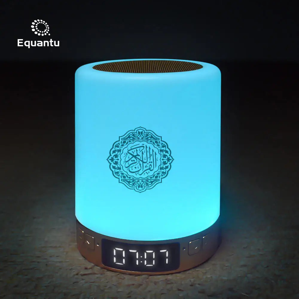 Azan Islamic Quran Speaker Night Light MP3 App Control Lamp